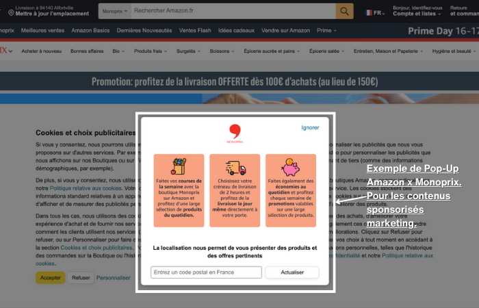 exemple pop-up