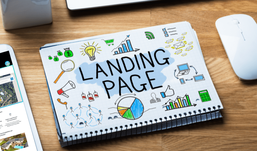 landing page